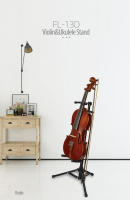 Soporte De Violín FL-13D Flanger En Negro Trípode Metálico Con Anillo Para Arco Accesorio De Violín De 3 Patas Para Soporte Y Colgaje - details 0