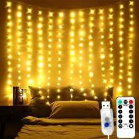 Luces De Tejado De Encaje USB 8 Modos Con Control Remoto Para Fiesta Navidad Boda Decoración De Dormitorio Lámpara De Garlanda De Hadas De 3/4/6M - details 7