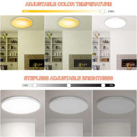 Lámpara De Techo LED RGB CW 30CM Panel Redondo Control Remoto Dimmable Instalación Revestida Cambio De Color 24W Para Dormitorio Cocina - details 3