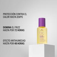 Schwarzkopf Professional Bonacure Frizz Away Smoothing Oil 50 Ml. / Aceite suavizante anti-encrespamiento para cabello grueso, rebelde y con frizz. - details 2