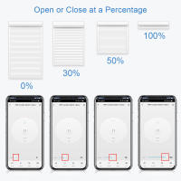 Cortinas Eléctricas Rollos Cortinas Conectadas Con Interruptor WiFi Tuya Controlado Por App Inteligente Compatible Con Alexa Google Home Siri - details 11