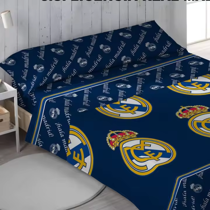 Juego de Sábanas Oficial Real Madrid Fútbol Cama 90 y Cama 105 RM11 - 1
