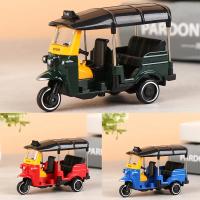 Modelo De Taxi Tuk Tuk Clásico En Escala 1:43 De Aleación De Metal Juguetes Coleccionables Vehículos Diecast Para Regalos - details 4