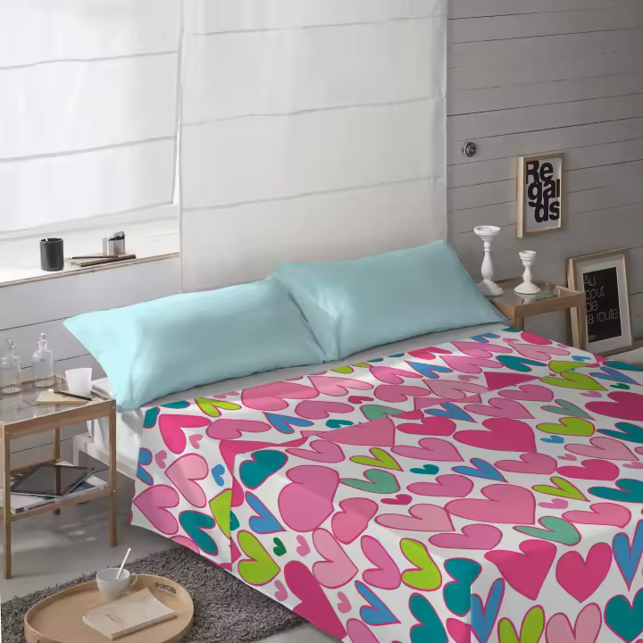 ICEHOME - Juego de Sábanas Estampado 2/3 Piezas - Algodón Extra Suave - Fabricado es España - Cama 90/135/150/180 - FORANING - 1