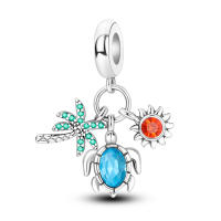 Encantos De Tortuga Marina Caracol Sirena En Plata De Ley 925 Para Pulseras Originales Accesorio De Joyería Regalo - details 23