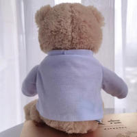 Oso De Peluche DIY Con Camiseta Blanca 11 Pulgadas Juguete De Peluche Unisex Para Niños De 3 a 6 Años Relleno De Algodón PP - details 3
