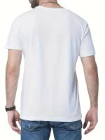 Camiseta De Algodón Puro Para Hombres Y Mujeres Estilo Casual Con Patrón De Letras De París Manga Corta Cuello Redondo Top De Fitness Transpirable Ligera Secado Rápido Protección Solar - details 5