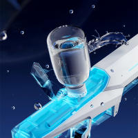 Pistola de agua eléctrica de pulso, juguete de gran capacidad, pistola de agua de succión automática de agua, tecnología negra, pistola de agua - details 3