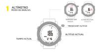 Reloj Deportivo Para Hombre North Edge Resistente Al Agua 50M LED Digital Con Compas Altímetro Barometro Medidor De Temperatura Y Presión - details 7
