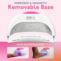 YIKOOLIN Lámpara LED UV Para Uñas 48W Secador Profesional De Polvo De Gel Con 4 Tiempos Y Sensor Automático Para Uso En Hogar Y Salon - details 1