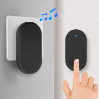 Timbre De Puerta Inalámbrico IP55 Impermeable Con 32 Canciones Diferentes Y Ajuste De Volumen 4 Niveles Batería Incluida Fuers M558 - details 3