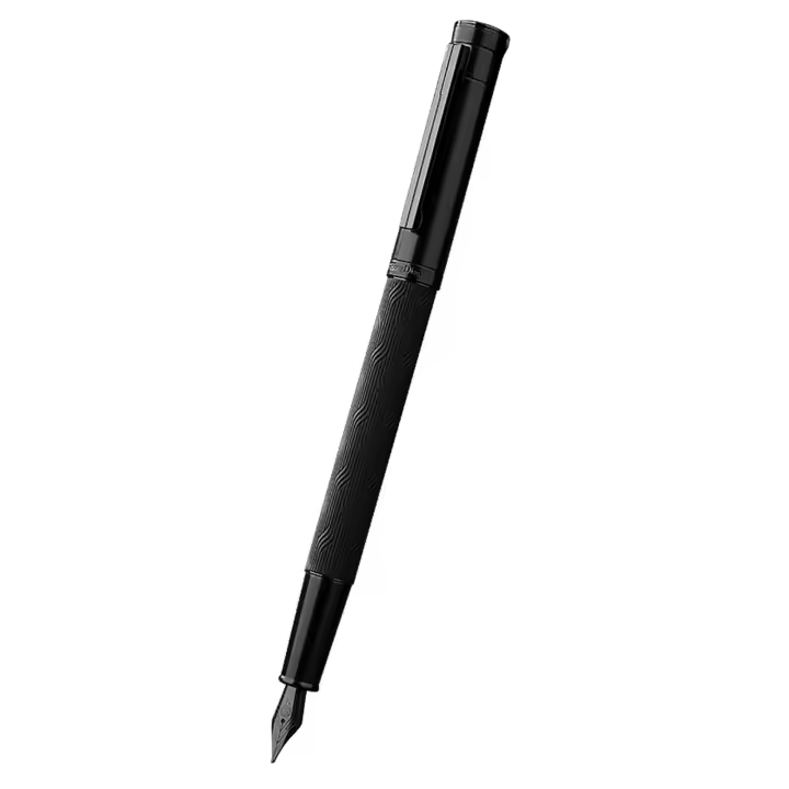 Hongdian EF/F/M Nibs Pluma De Tinta De Carbono Negra Regalo Pluma De Fuente Metalica Para Escritura 0.38mm - 1
