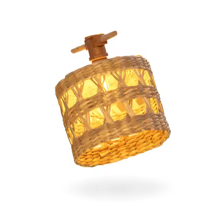 Newgarden - ALBA Guirnalda Decorativa 800 cm de Largo para Exterior e Interior. 10 Bombillas LED Vintage de Luz Cálida. Varios Acabados. Hecha de Fibras Naturales en España - 1