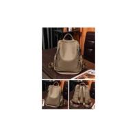 Mochila De piel auténtica para mujer, bolso de viaje de alta calidad, informal, de hombro, 2023 - details 3