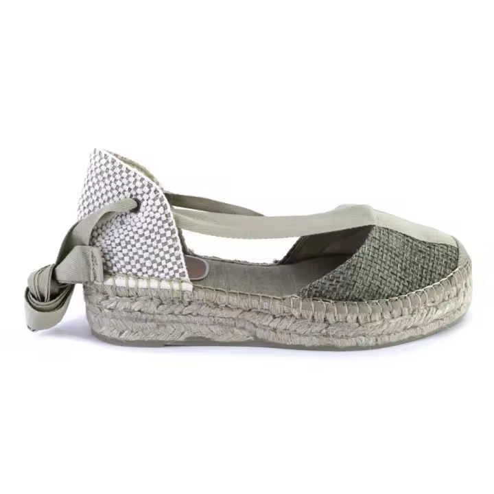 SALVI 232-307 Alpargatas de mujer kaki 523 - 1