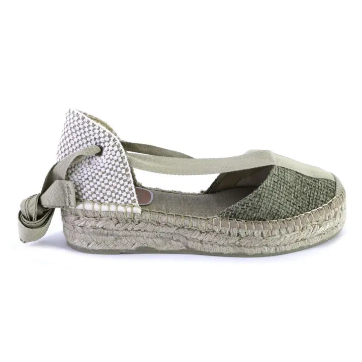 SALVI 232-307 Alpargatas de mujer kaki 523 - 1