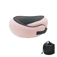 Almohada De Viaje De Espuma Memory Foam U-Cuadrada Soporte De Cuello Estilo Caracol Ajustable Suave Para Descanso Del Mediodía Y Sueño - details 4