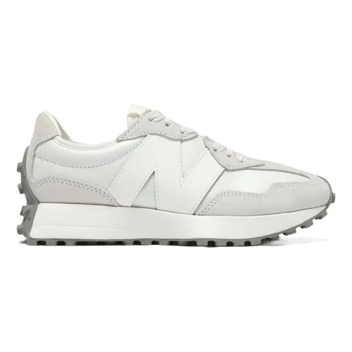 Zapatillas Grises New Balance Modernas 327 Rain Cloud Sea Salt Nimbus Cloud - 1