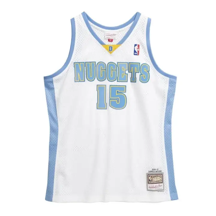 Camiseta Carmelo Anthony Denver Nuggets 2006-07 Swingman Blanca - 1