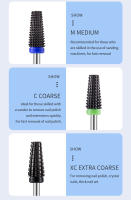 Broca De Uñas Cerámica Negra 5 En 1 Para Máquina Eléctrica De Perforación 3/32" Shank Eliminador De Polvo De Uñas Y Pintura Gel - details 7
