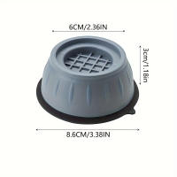 Juego De 4 Piezas De Mesa Y Silla Para Máquina De Lavar Plástico Antideslizante Y Absorbedor De Choque Mejora La Estabilidad Reducción Del Ruido - details 1