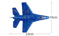 Avión De Foam Fighter Planador Lanzable a Mano Para Exteriores Juguete Para Niños Y Niñas Edad Recomendada 4-14 Años Regalo Ideal - details 7