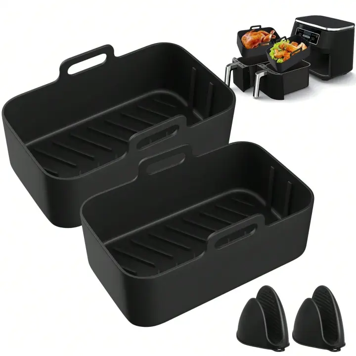 Juego de Accesorios para Cocina Seca de Aire Pan de Cocina Resistant to Calor Reusable - 1