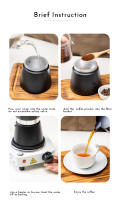 Havmore Moka Pot De Espresso Vintage Con Mango De Madera Clásico Italiano Para Cocina Herramientas De Café 150ml/300ml - details 5