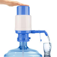 Bomba Manual Para Botella De Agua Con Tubo Y Tapa Cortos Adicionales Apta Para Mayoría De Botellas De 5 Galones Plástico - details 0