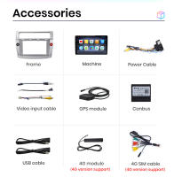 AWESAFE inalámbrico CarPlay Android Auto Radio para Citroen C4 C-triomphe c quatre 2004-2005 2006 2007 2008 2009 coche reproductor multimedia GPS 2 din autoradio volante controles RDS Bluetooth - details 21