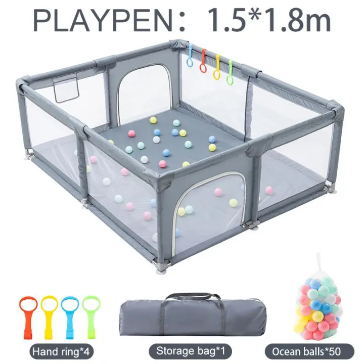 EU Children Store - Parque infantil muebles infantiles recién llegados parque infantil de piscina seca a gran escala parque infantil de 0 a 6 años vallas de Seguridad para niños - 1