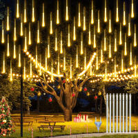 Luces De Show De Meteoros LED Con 8 Tubos EU Plug 30/50 Cm Decoración De Jardín Navideña Cadena De Luces Faeira Para Exterior Y Calle - details 0