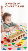 Juguetes Educativos De Madera Para Bebés Formas Colores Bloques De Construcción Montessori Regalos Para Niños Y Niñas 3-12 Años - details 1