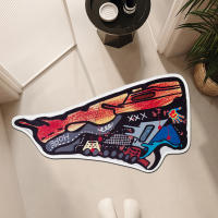 Alfombra Antideslizante En Forma De Zapatilla Con Diseño De Mano De Paloma Graffiti Alfombra De Bem-vindo Para Entrada Moderna Baño Pasillo - details 5