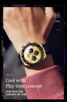 Reloj De Lujo Para Hombre OLEVS Cronógrafo Resistente Al Agua Luminoso Reloj Deportivo De Marca Top Con Fecha Y Fase De La Luna Material De Correa De Goma Y Caja De Acero Inoxidable - details 14