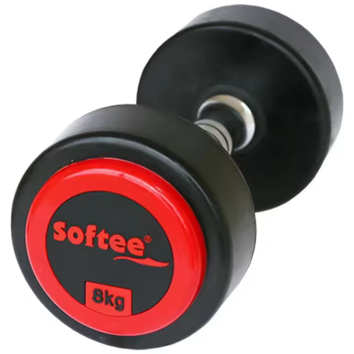 Material musculación Mancuernas Softee Mancuerna Pro-sport 8kg Negro - 1