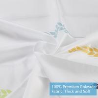 Poliéster Impermeable Cortina Bañera con 12 Ganchos para Ducha y Baño 180x200CM - details 2