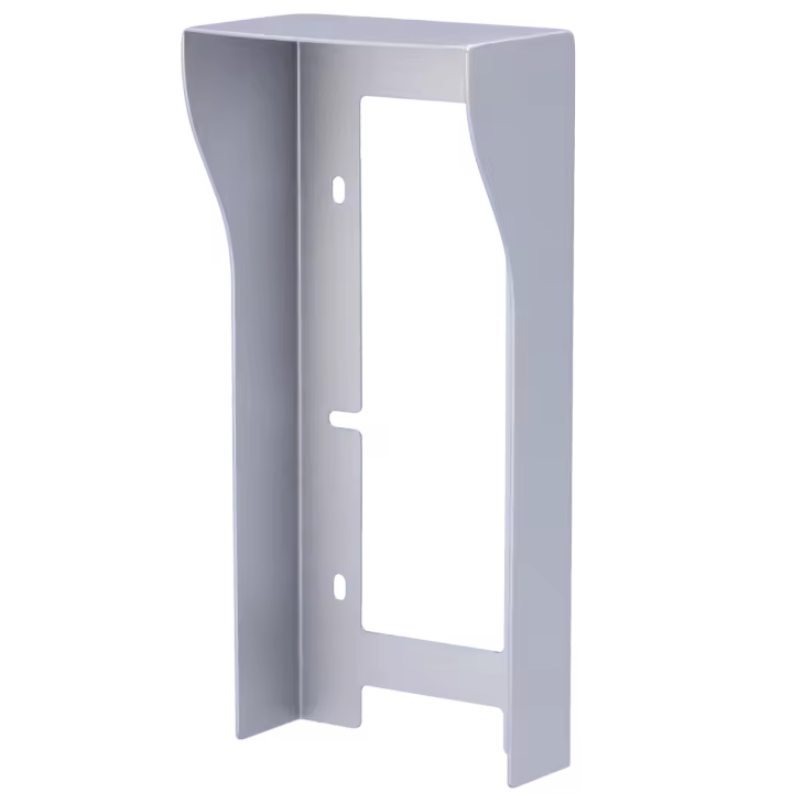 Cubierta para videoportero - Especí­fica para Akuvox AK-R20B(K)-xB - Medidas: 193mm (Al) x 87mm (An) x 50mm (Fo) - Fabricada en acero galvanizado - Visera para lluvia - Montaje en superficie - 1