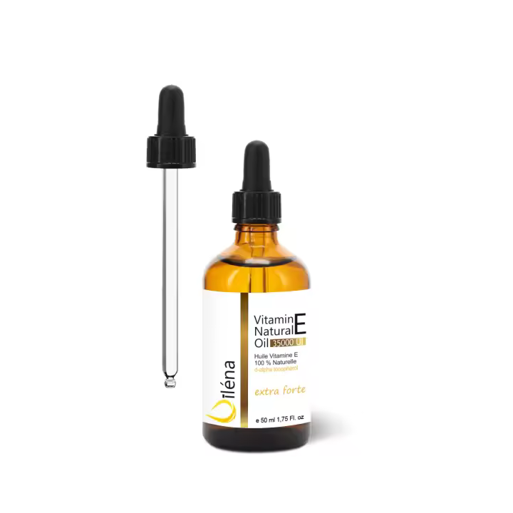 Aceite Vitamina E (Tocoferol) Forte Serum Antienvejecimiento Facial 100% Natural Vegano - Oiléna - 1