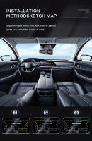 Cámara De Coche Con WiFi 3 Camaras 1080P 3-Canal Visión Nocturna Trasera Interior Frontal Grabadora De Video DVR Para Automóvil - details 18