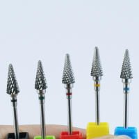 Cutter De Cerámica Para Manicura Brocas De Uñas Eléctricas Accesorios De Fregado Rosa Azul Herramientas De Corte Para Uñas - details 2