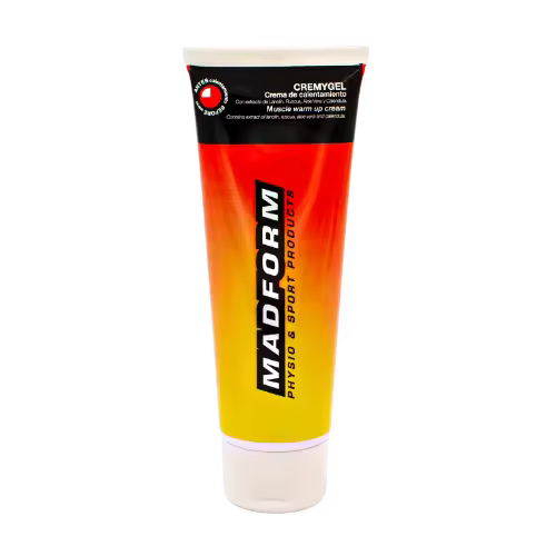 Madform Crema De Calentamiento Muscular - Efecto Calor, Naranja, 120 ml - 1