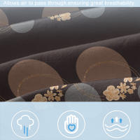 Sábana Redonda Moderna Y Sencilla De Tela Mate Con Estampado Geométrico Para Cama Sin Almohadillas De Edredón Y Ropa De Cama - details 4