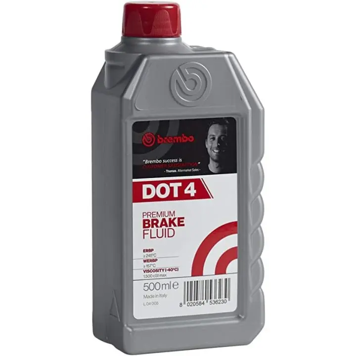 Brembo Liquido de Frenos Premium DOT 4 500 ml Premium Brake Fluid - 1