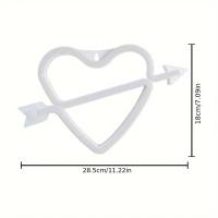 Lámpara De Neón LED Corazón Cupido Para Decoración De Pared Fiesta De Boda Habitación Tienda Regalo Con Carga USB Y Caso De Batería Forma De Corazón Amor Modelado Luz Nocturna - details 7
