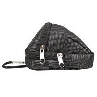 Bolsa De Golf Miniatura Con Gancho De Nylon Para Balones De Park Accesorios Deportivos Portátiles Para Exteriores Color Negro - details 4