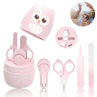 Kit de Uñas para Bebés con Forma de Búho Lindo - Acero Inoxidable + ABS + Vidrio - details 0