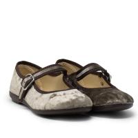VULLADI 5409-366 Zapatos vestir niña 33389 24I MERCEDES CORREA HEBILLA TERCIPELO TAUPE - details 0