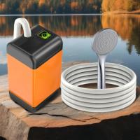 Showers De Camping Portátiles Eléctricos Con Bomba Y Pantalla Digital IPX7 Impermeable Para Actividades Al Aire Libre Y Senderismo - details 1