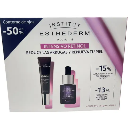 Institut Esthederm Pack Intensivo Retinol Contorno de ojos 15ml + Sérum 15ml - 1